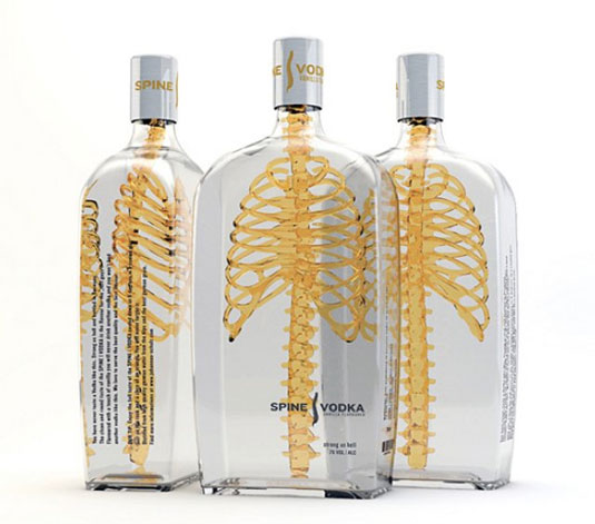 58 mẫu thiết kế bao bì tuyệt đẹp - Spine Vodka