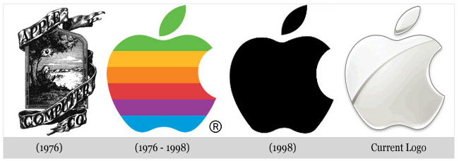 Chưa đầy một năm sử dụng, Steve Jobs cho thiết kế lại logo Apple với những đường nét đơn giản hơn rất nhiều.