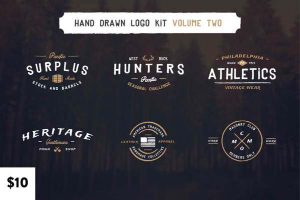 3 phong cách cho 1 thiết kế logo vintage đầy sáng tạo