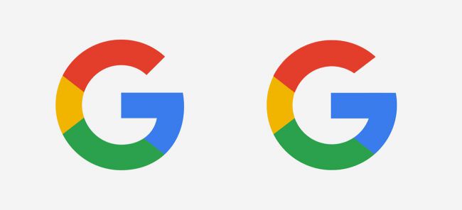 Logo của Google: Mâu thuẫn giữa hiệu ứng quang học và chỉ số thực tế