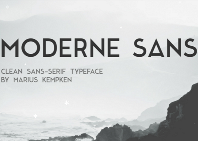 13 font chữ Sans Serif miễn phí cho thiết kế theo phong cách hiện đại
