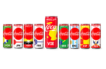 Coca-Cola ra mắt phiên bản bao bì lon gắn với bóng đá Việt
