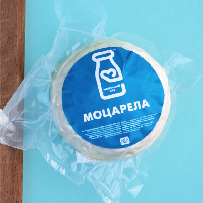 Thiết kế nhân diện đề cao tính tiết kiệm của thương hiệu sữa Molochnyi Dar
