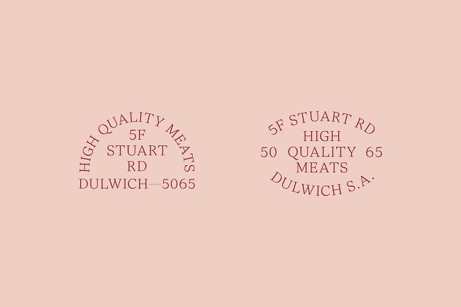 Khám phá bộ nhận diện thương hiệu của cửa hàng thịt Dulwich Butchery