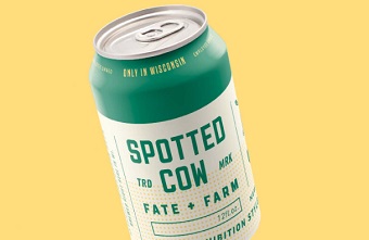 Tinh thần nông nghiệp trong mẫu thiết kế bao bì bia Spotted Cow