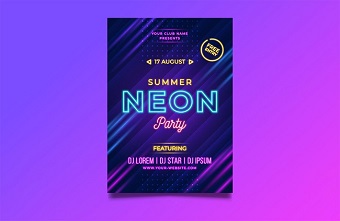 Màu Neon - Xu hướng thiết kế đến từ tương lai