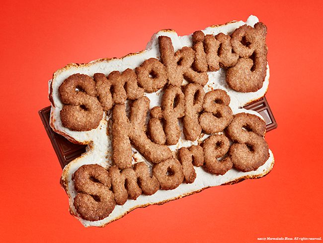 Khơi nguồn cảm hứng với typography từ thực phẩm