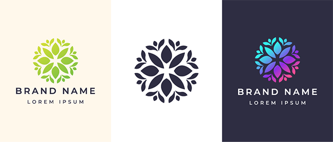 Những ý tưởng sử dụng hoa cỏ vào thiết kế logo