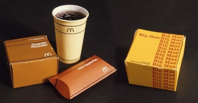 Mẫu thiết kế bao bì McDonald’s 46 năm trước có gì độc đáo?