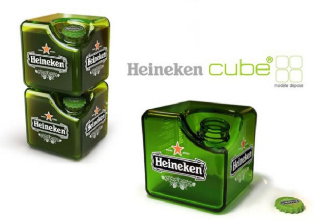Bạn có biết Heineken có thiết kế bao bì vỏ chai hình vuông?
