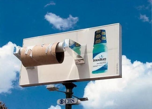 Những thiết kế quảng cáo khiến bạn phải bật cười