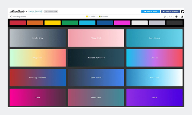 Top công cụ tạo bảng màu gradient cho thiết kế thương hiệu chuyên nghiệp