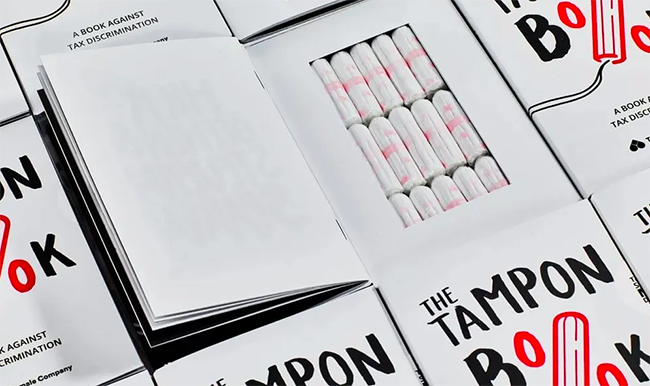 The Tampon Book – Khi thiết kế bao bì sản phẩm “ngụy trang” thành sách